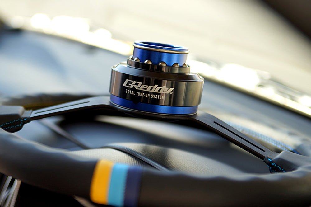 GReddy - Blue GREDDY Rapfix Ii Steering Wheel Quick Release Hub - 70723801