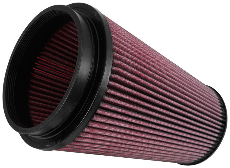 K&amp;N Filter Universal Rubber Filter 6inch Flg 7-1/2inch B / 5-1/8inch T / 11-5/8in T - RU-5064