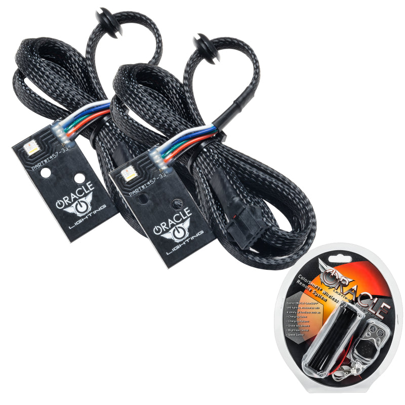 Oracle 14-21 Infiniti Q50 RGB+W Headlight DRL Upgrade Kit - ColorSHIFT w/ RF Controller SEE WARRANTY - 1457-330