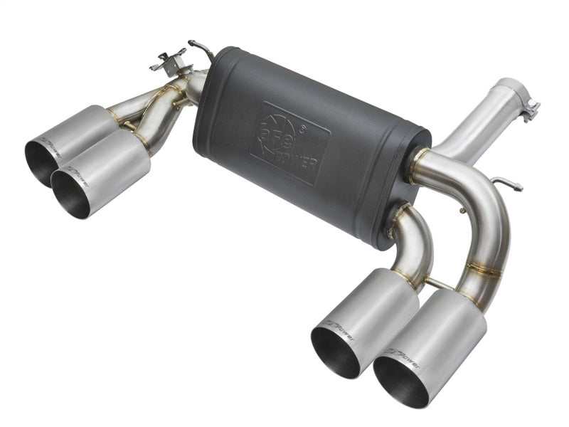aFe MACHForce XP 3in - 2 1/2in Axle Back 304SS Exhaust w/ Polished Tips 16-18 BMW M2 (f87) - 49-36333-P