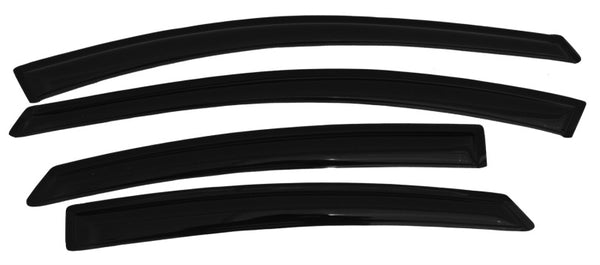 AVS 11-16 Hyundai Elantra (Excl. GT) Ventvisor Outside Mount Window Deflectors 4pc - Smoke - 94615 for 2011-2016 Hyundai Elan
