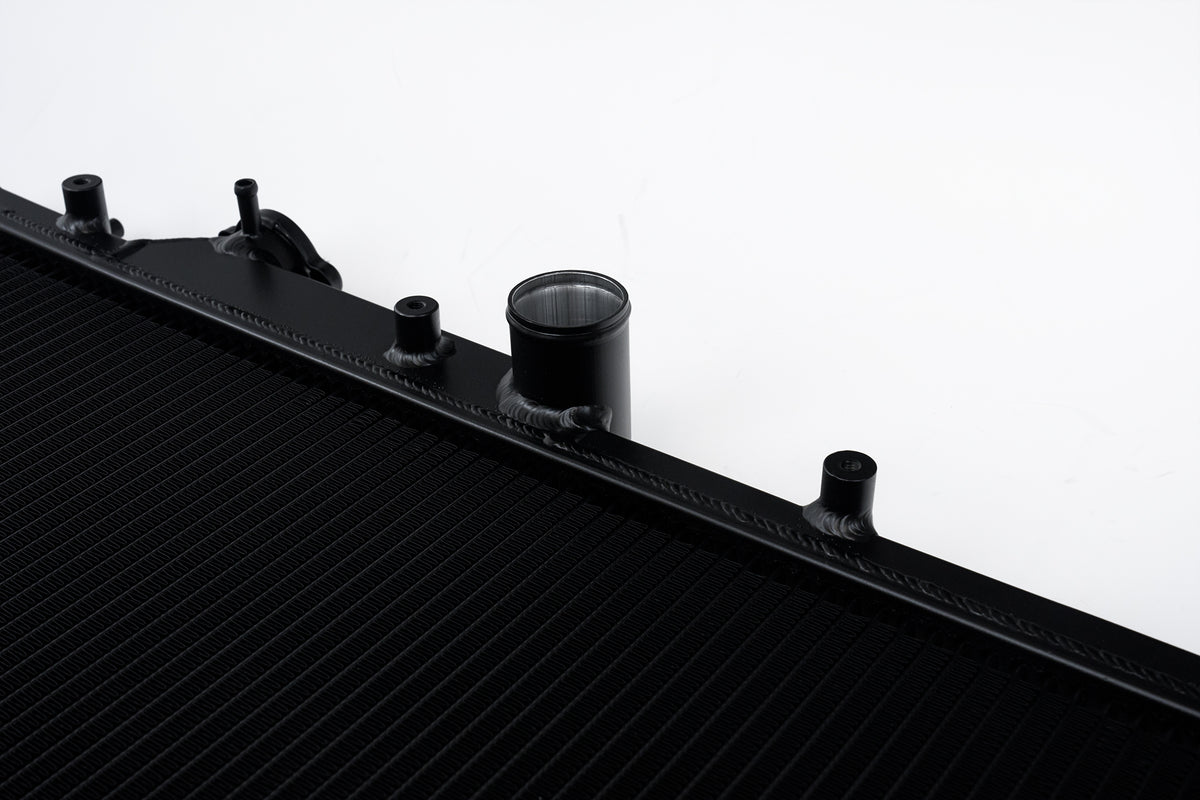 CSF 08-15 Subaru Impreza WRX/STI 1-Row 31mm High-Performance Aluminum Radiator - Black - 7094B