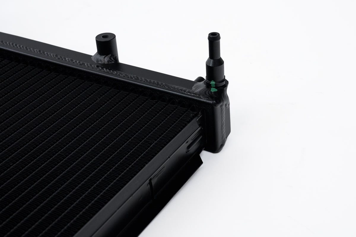 CSF 08-15 Subaru Impreza WRX/STI 1-Row 31mm High-Performance Aluminum Radiator - Black - 7094B