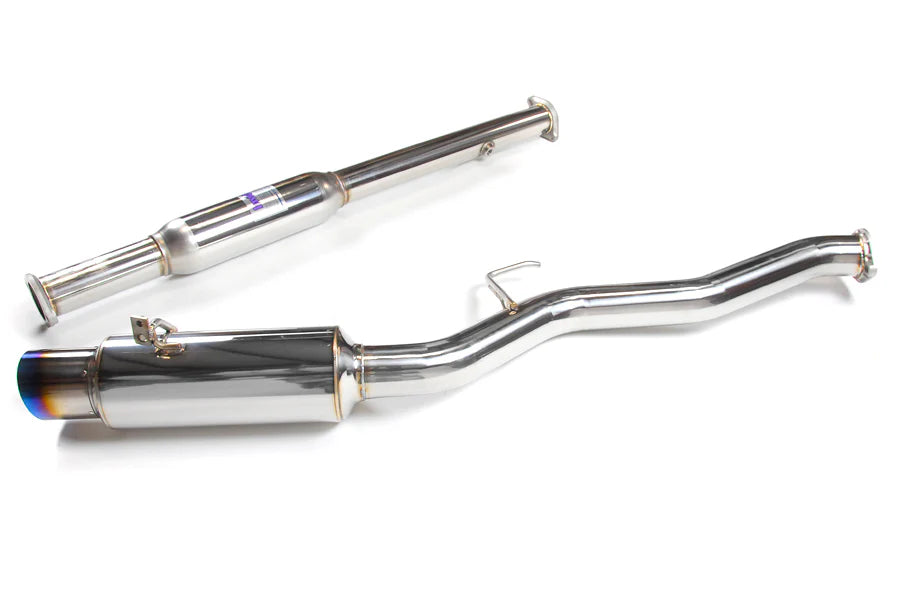 Invidia 03-06 Mitsubishi Evo 8/9 76mm N1 Titanium Tip Cat-back Exhaust - HS03ML8GTT