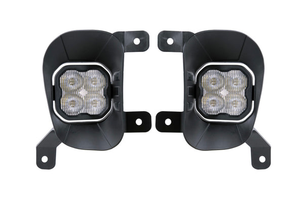 Diode Dynamics SS3 Sport Type Ram Vert Kit ABL - White SAE Fog - DD7084 for 2019-2024 Ram 1500 Classic - front view