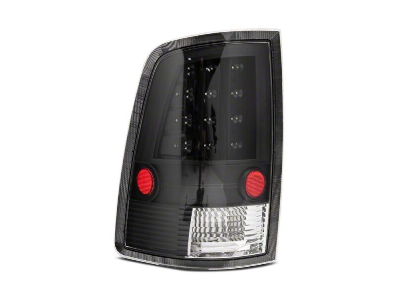 Raxiom 09-18 Dodge RAM 1500 LED Tail Lights- Black Housing- Clear Lens - R110154 - close-up view 6