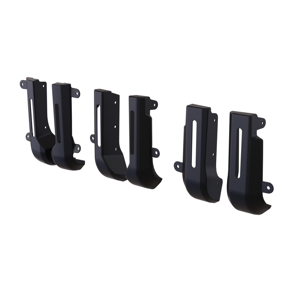 S&B 2020-2026 GMC Sierra 2500/3500 Front & Rear Fender Flare Caps