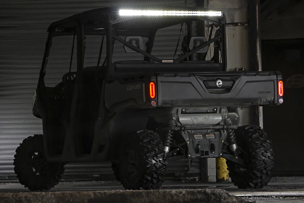 LED Light Kit | Cab Mount | 50&quot; Black Dual Row | Can-Am Defender HD8