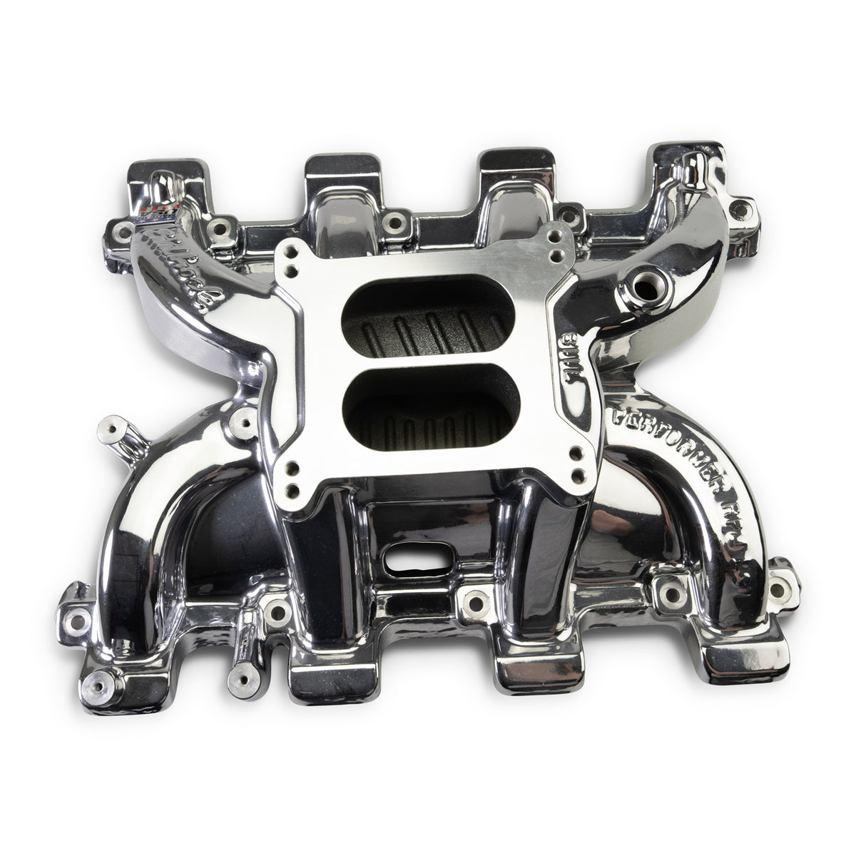 Edelbrock Chevy LS1 Performer RPM Intake Manifold Only - Chrome Plasma Finish - 71187-CP