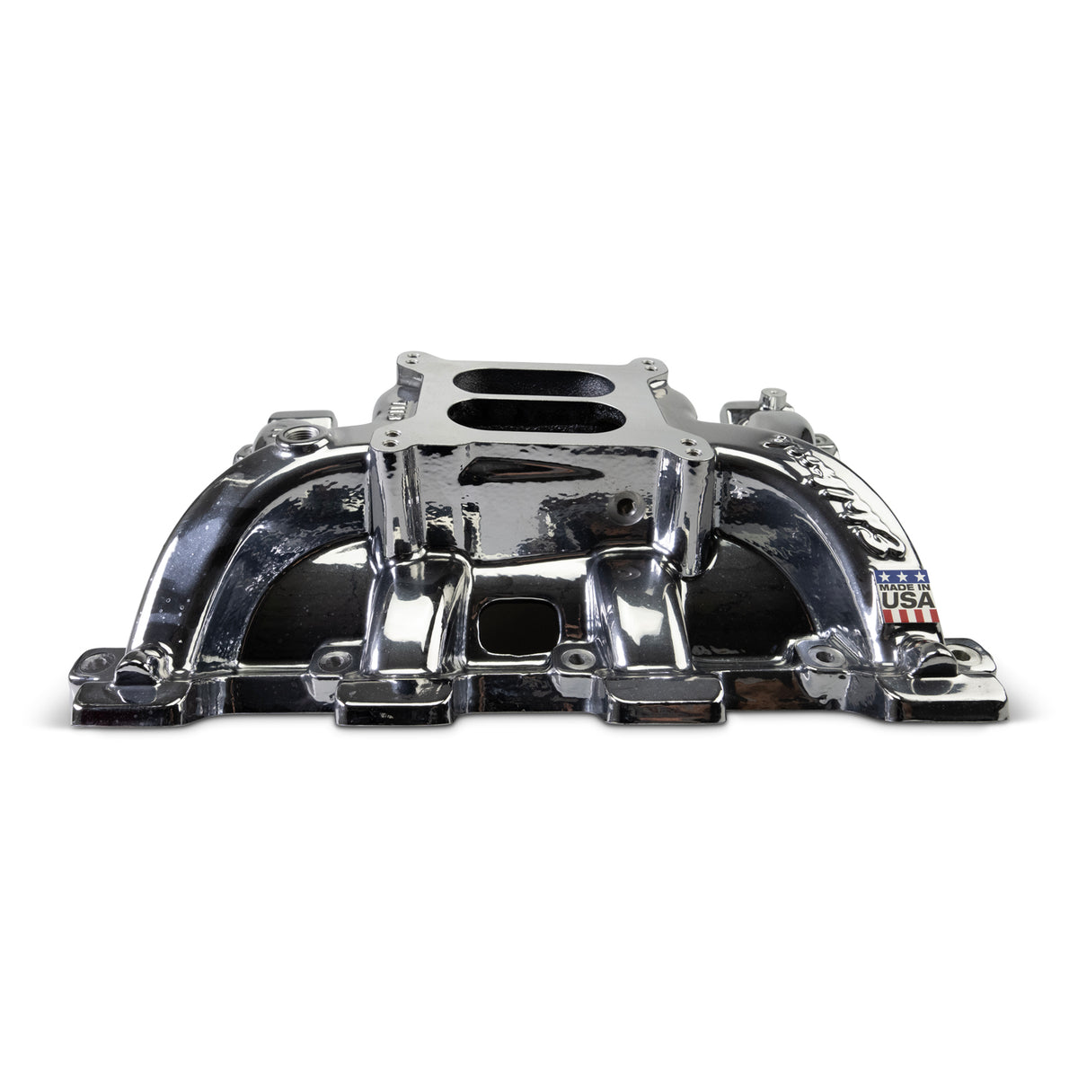 Edelbrock Chevy LS1 Performer RPM Intake Manifold Only - Chrome Plasma Finish - 71187-CP