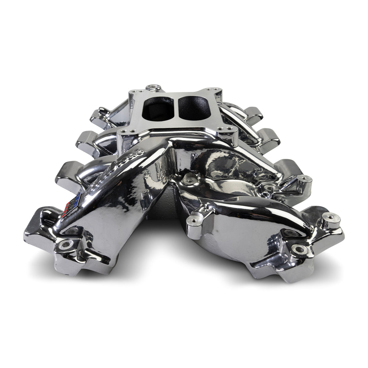 Edelbrock Chevy LS1 Performer RPM Intake Manifold Only - Chrome Plasma Finish - 71187-CP