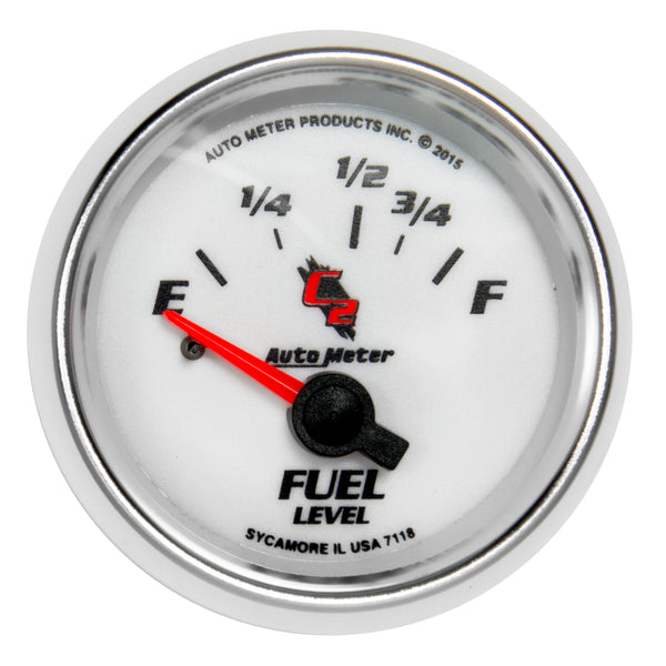 Autometer C2 Gauge Fuel Level 2 1/16in 16e To 158f Elec C2 - 7118