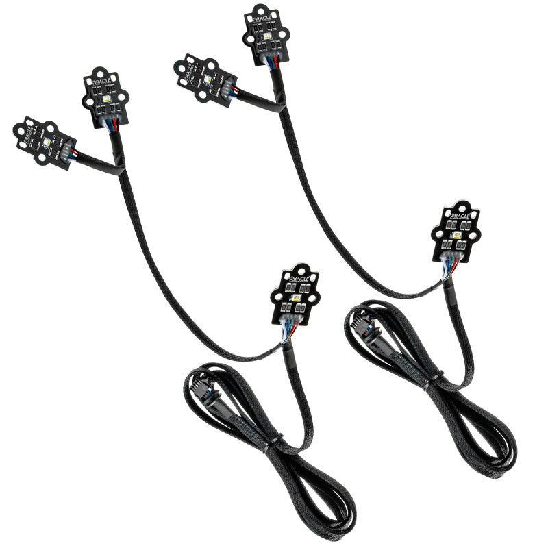 Oracle 19-21 GMC Sierra 1500 RGB+W Headlight DRL Upgrade Kit - ColorSHIFT w/o Cntrl SEE WARRANTY - 1287-334