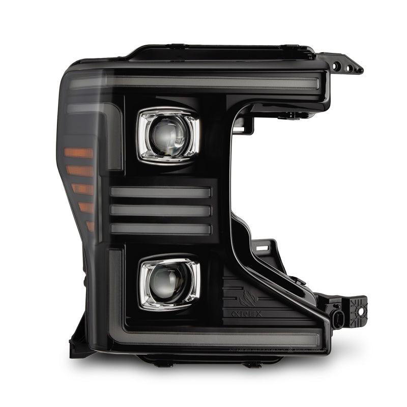 AlphaRex 20-22 Ford F150 Pro-Series Projector Headlights Black w/ Activation Light / Seq. Sig. / DRL - 880344