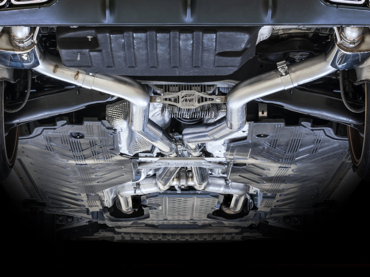 AWE Tuning 2019+ Mercedes-Benz C63/S AMG Coupe (W205) w/DPE SwitchPath Exhaust System - No Tips - 3025-11007