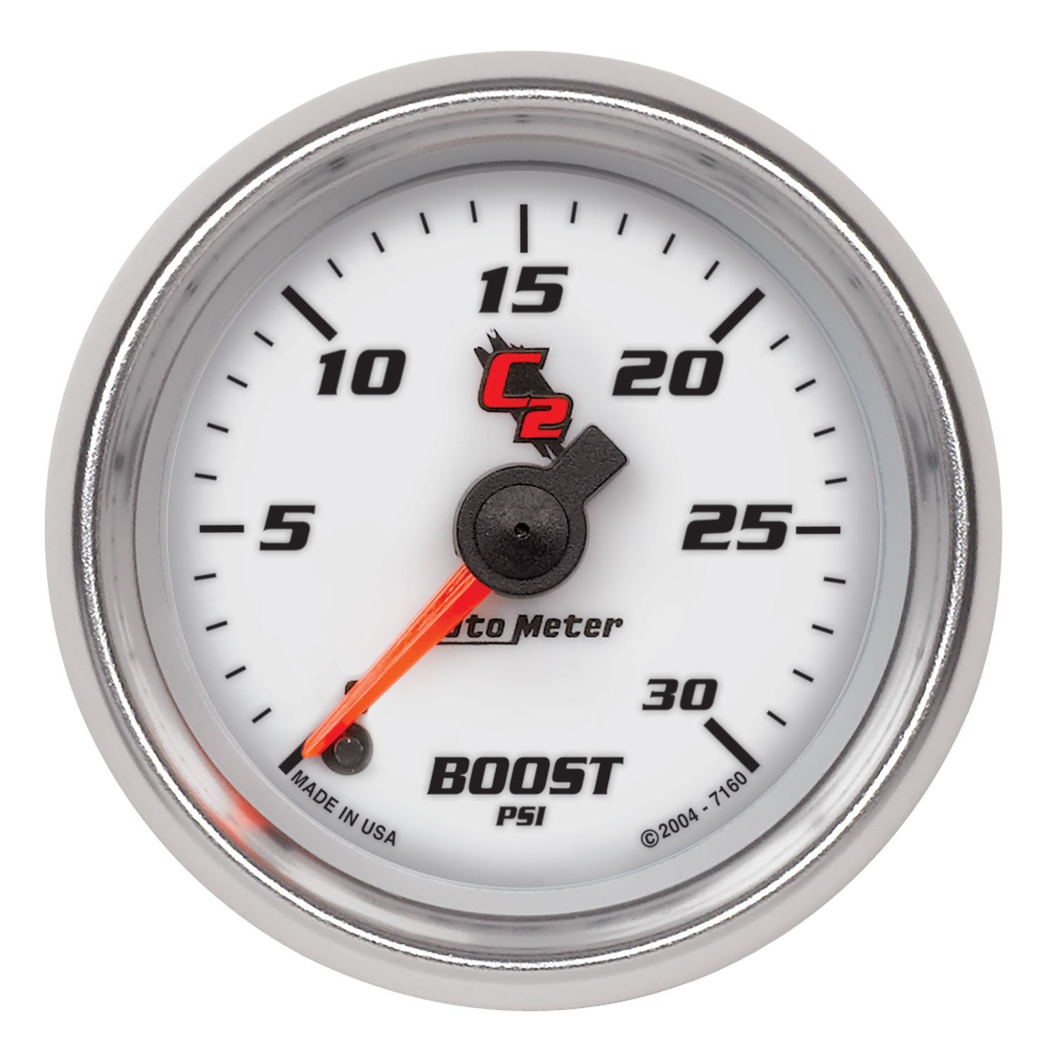 Autometer C2 52mm 30 PSI Electronic Boost Gauge - 7160