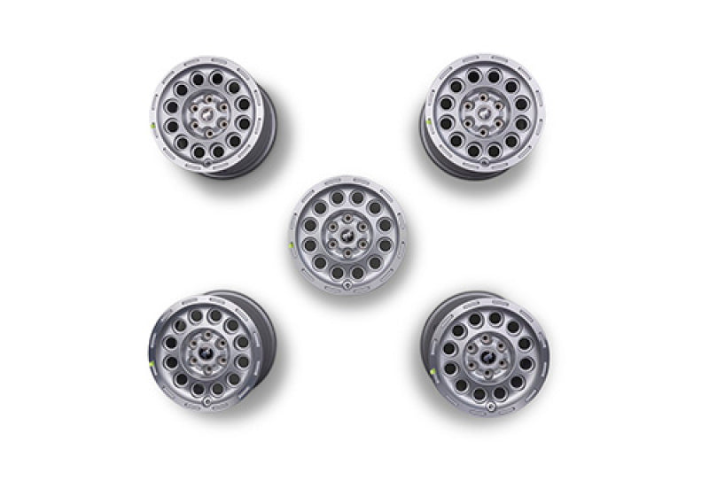 Ford Racing 2021+ Bronco 17x8in Silver Wheel Kit - M-1007K-P178S