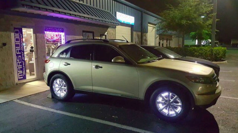 Oracle LED Illuminated Wheel Rings - White SEE WARRANTY - 4215-001