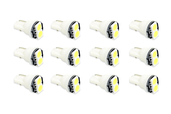 Diode Dynamics 194 LED Bulb SMD2 LED Warm - White Set of 12 - DD0035TW for 1980-1993 Ford Mustang - front view