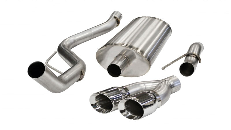Corsa 2010-2010 rd F-150 Raptor 5.4L V8 Polished Sport Cat-Back Exhaust - 14388