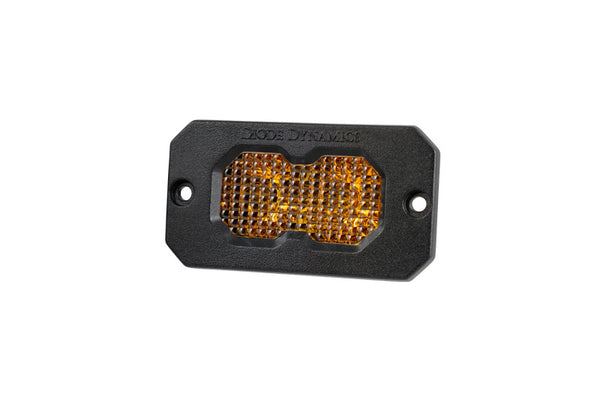 Diode Dynamics C2 2.0 Pro Yellow Flood Flush ABL (Single) - DD8125S by Diode Dynamics - front view