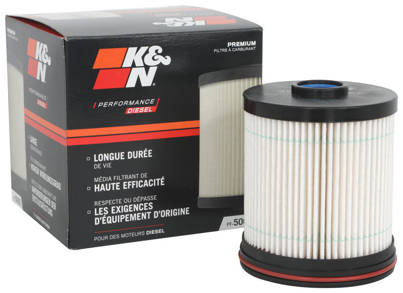 K&amp;N 40.016in Length 3.438in OD Universal Replacement Fuel Filter - PF-5000