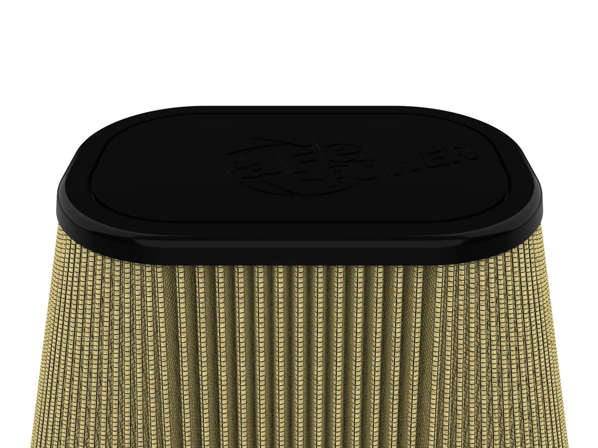 aFe MagnumFLOW Air Filters IAF PG7 A/F (5-1/2x7-1/2)in F x (9x7)in B x (5-3/4x3-3/4)in T x 7-1/2in H - 72-90112