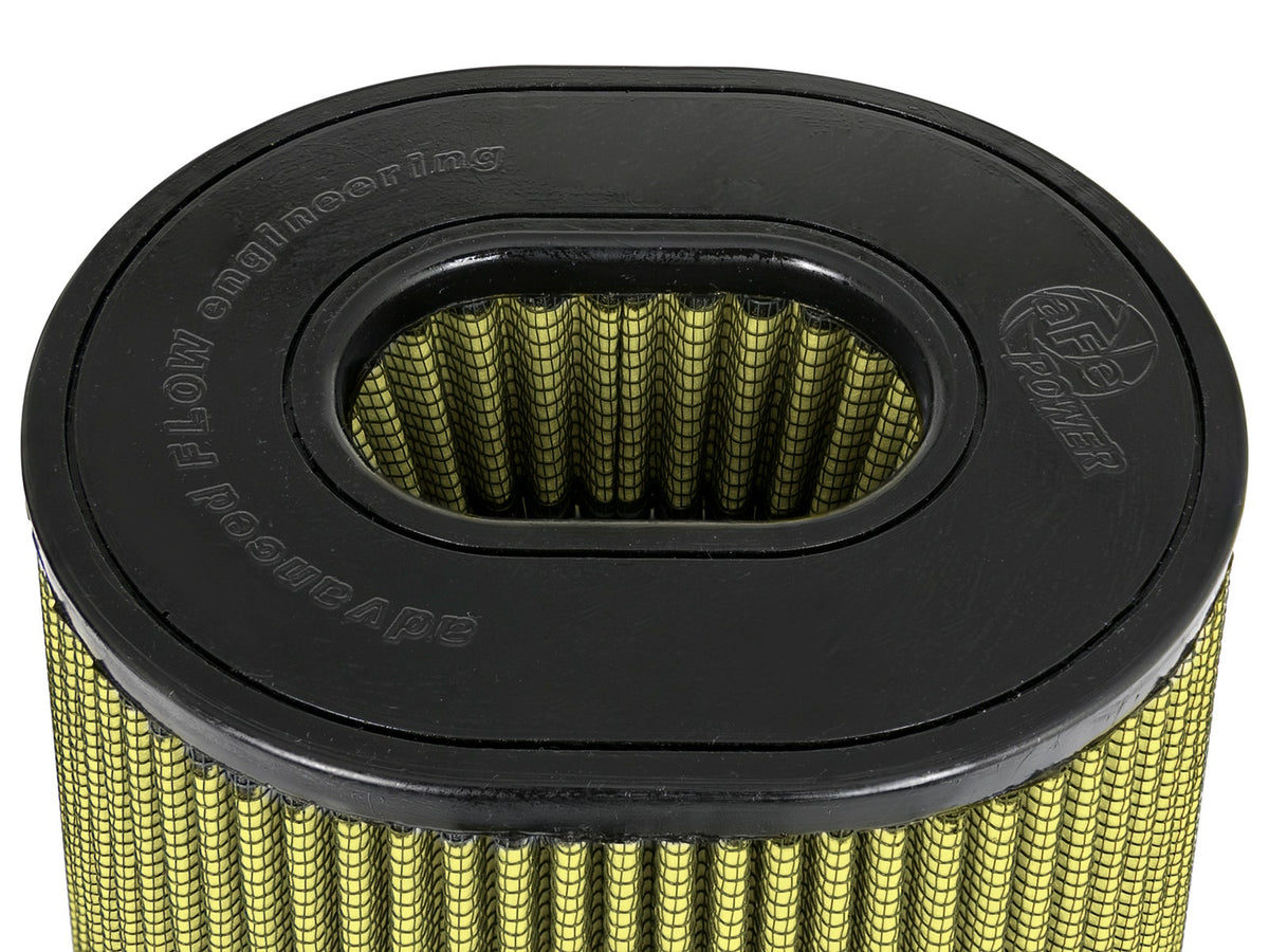 aFe Magnum FLOW Pro GUARD 7 Replacement Air Filter 4.5 F / (9x7.5) B / (6.75 x 5.5) T (Inv) / 9in. H - 72-91127
