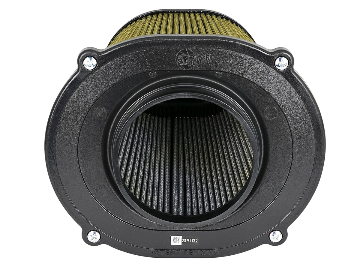 aFe Quantum Pro-Guard 7 Air Filter Inverted Top - 5in Flange x 8in Height - Oiled PG7 - 72-91132