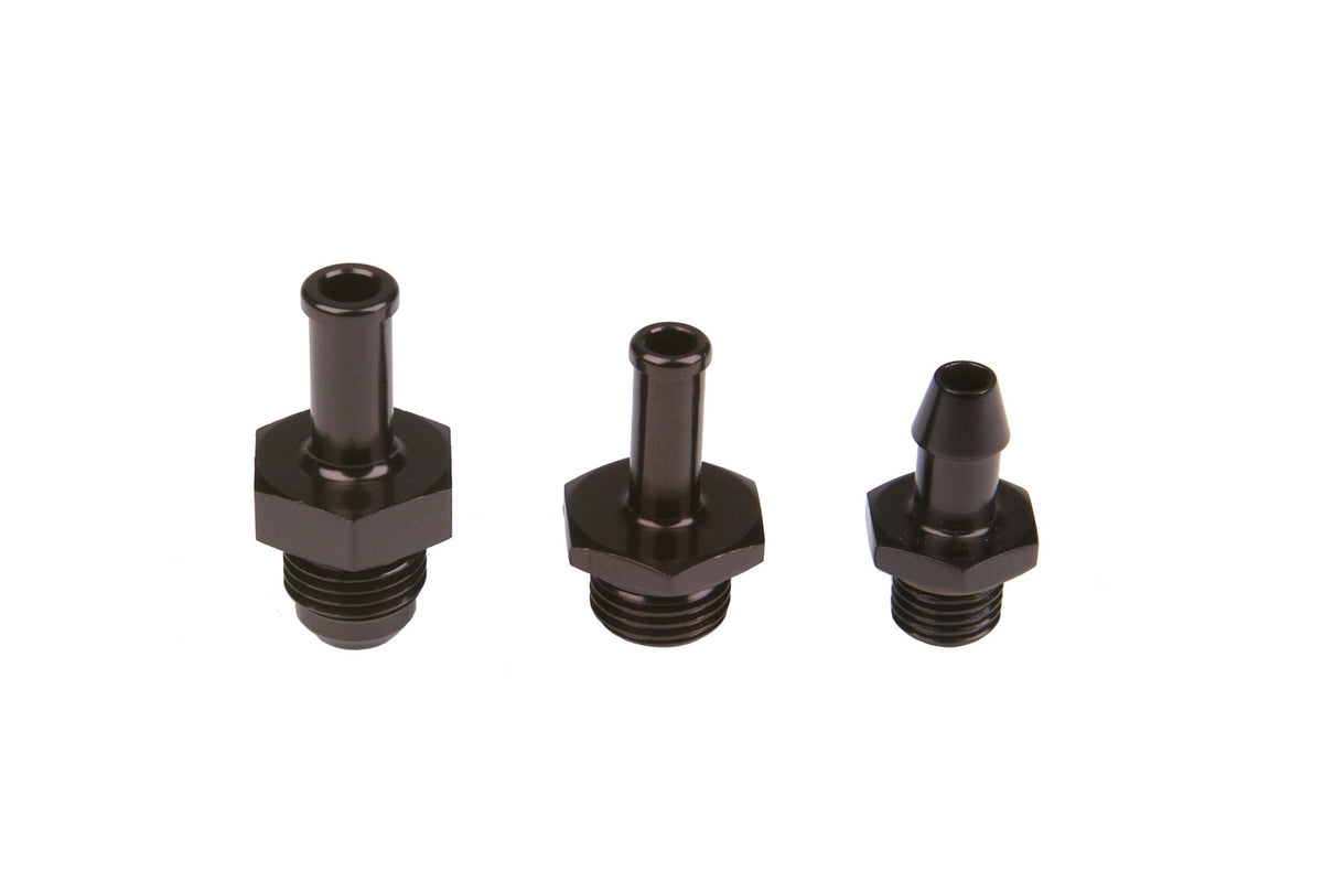 Aeromotive AN-06 O-Ring Boss / 7mm Hose Barb Adapter Fitting - 15627