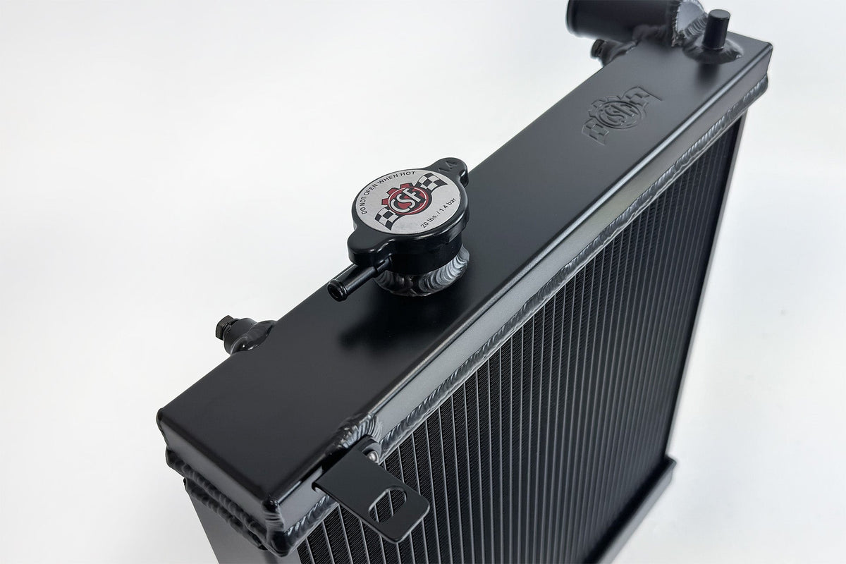 CSF 03-07 Mitsubishi Lancer EVO 7/8/9 1/2 Size Radiator - Polished - 7228