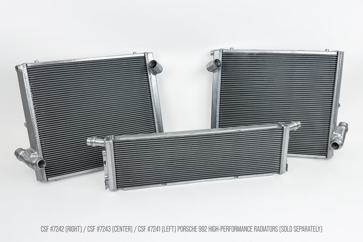 CSF 2019+ 992.1/992.2 Porsche 911(3.0LT Base/T/S/4/4S/GTS/4 GTS) High Performance Aluminum Radiator - 7242