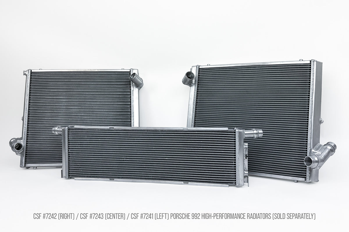 CSF 2019+ 992.1/992.2 Porsche 911(3.0LT Base/T/S/4/4S/GTS/4 GTS) High Performance Aluminum Radiator - 7242