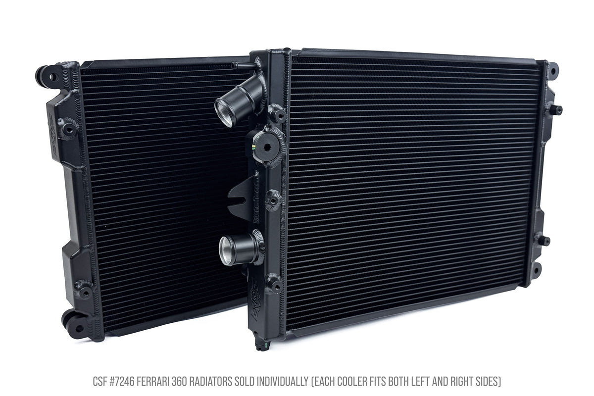 CSF 00-08 Ferrari 360 High Performance All Aluminum Radiator - Left/Right - 7246