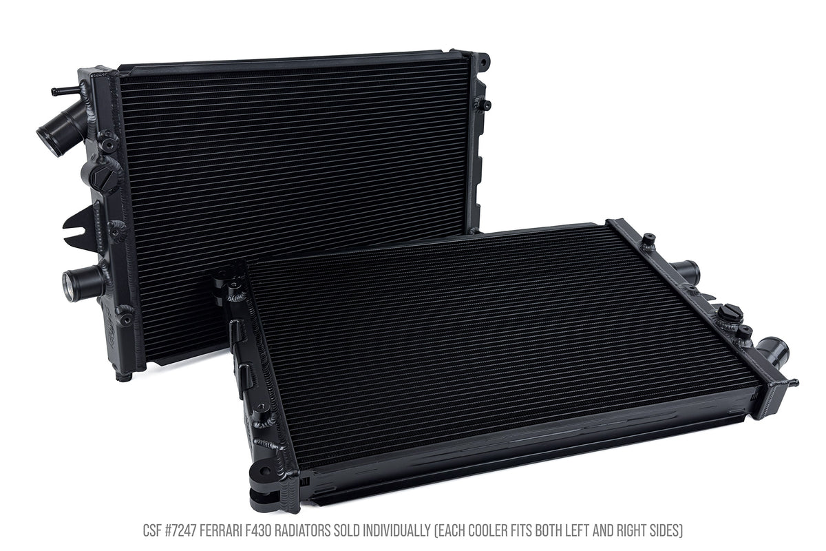 CSF 05-09 Ferrari F430 High Performance All Aluminum Radiator - Left/Right - 7247