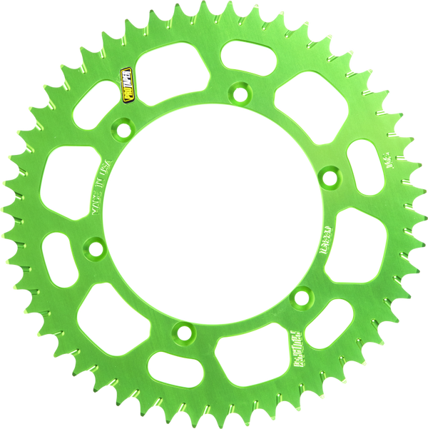 ProTaper Kawasaki Rear Green Sprocket - 51 Teeth - 033181 - front view