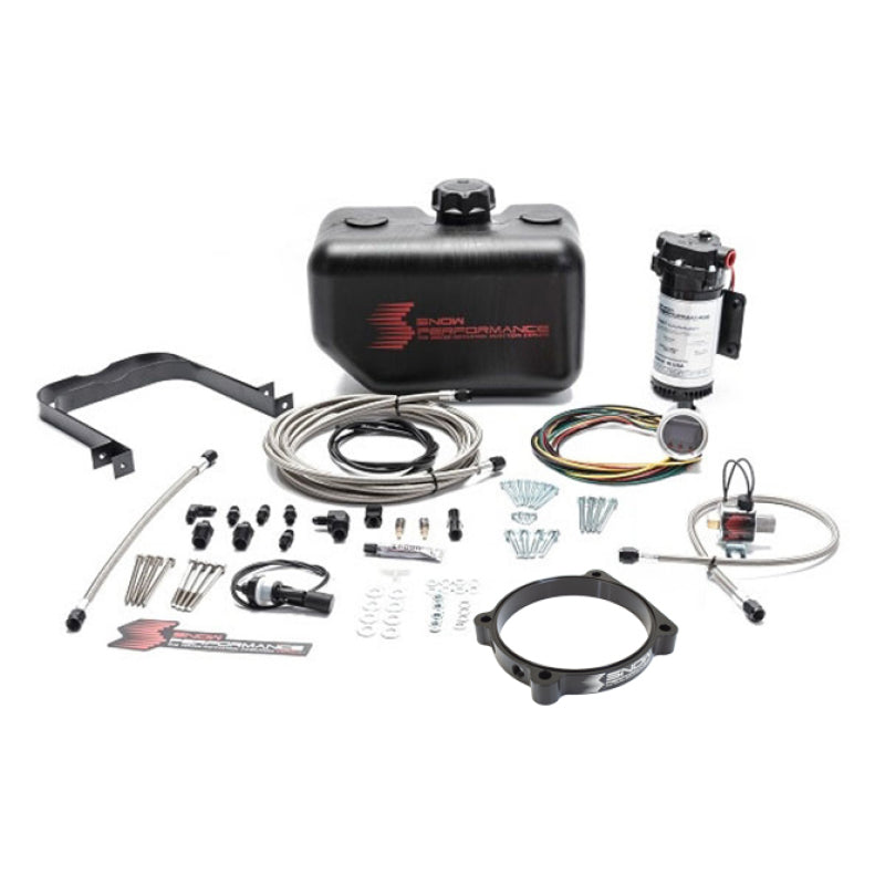 Snow Performance Stage 2 Boost Cooler 105mm Hellcat Water-Methanol Injection Kit w/ SS Braided Line - SNO-2168-BRD by Snow Pe