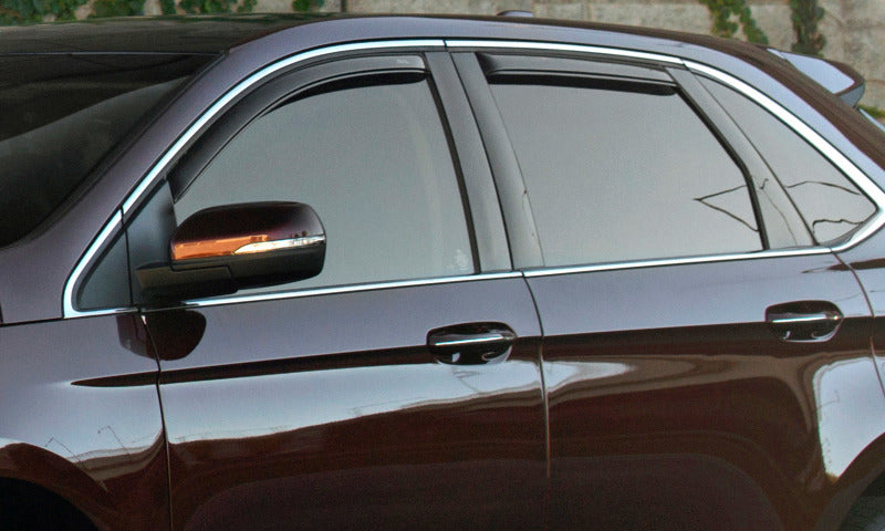 AVS 00-04 Nissan Xterra Ventvisor In-Channel Front &amp; Rear Window Deflectors 4pc - Smoke - 194719