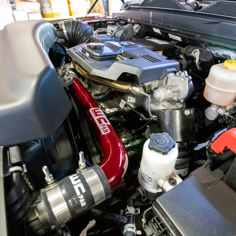 Wehrli 19-24 6.7L Cummins Standard Output (SO) Upper Coolant Pipe - Sparkle Granny Smith - WCF100223-SGS