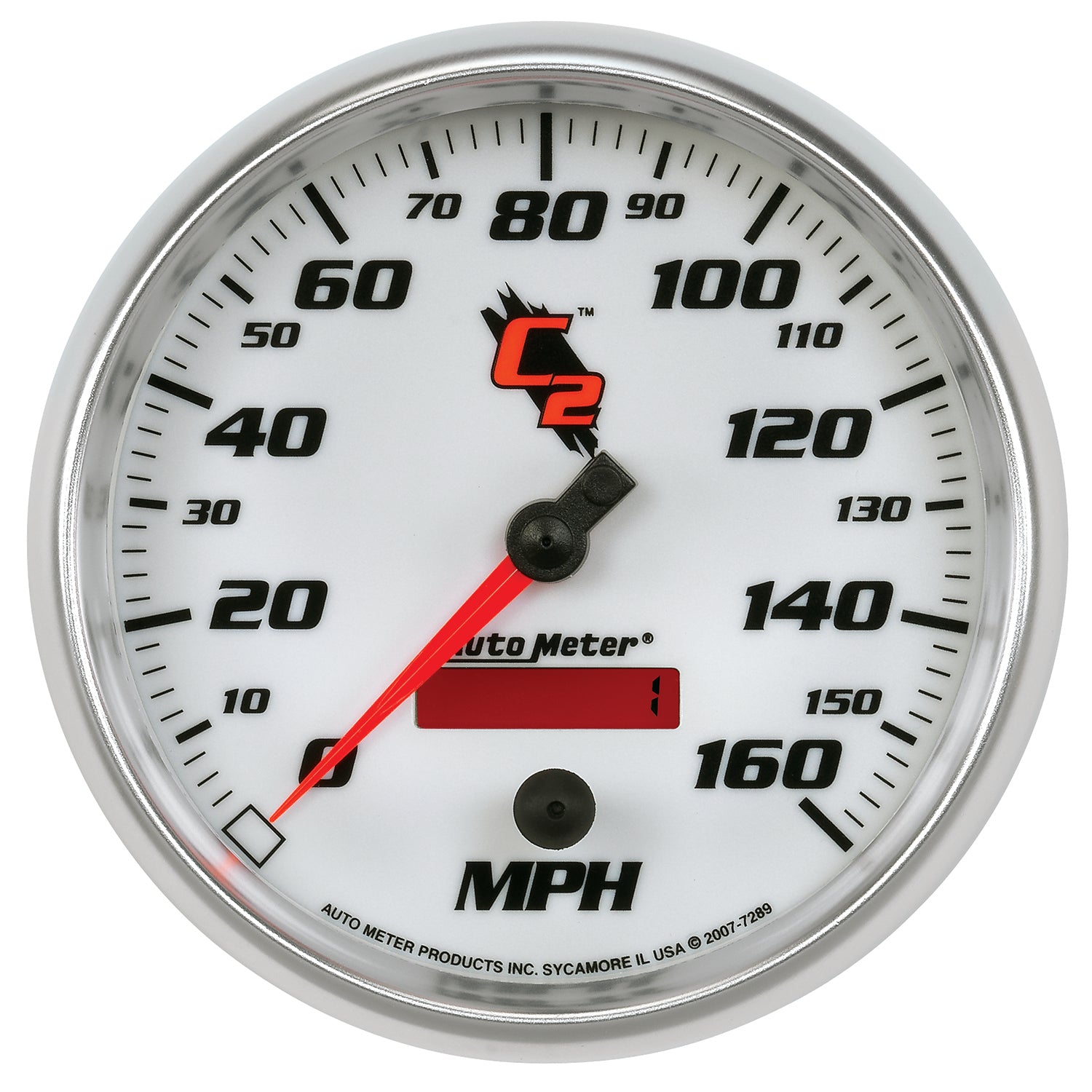 Autometer C2 5 inch 160MPH In-Dash Electronic Programmable Speedometer - 7289