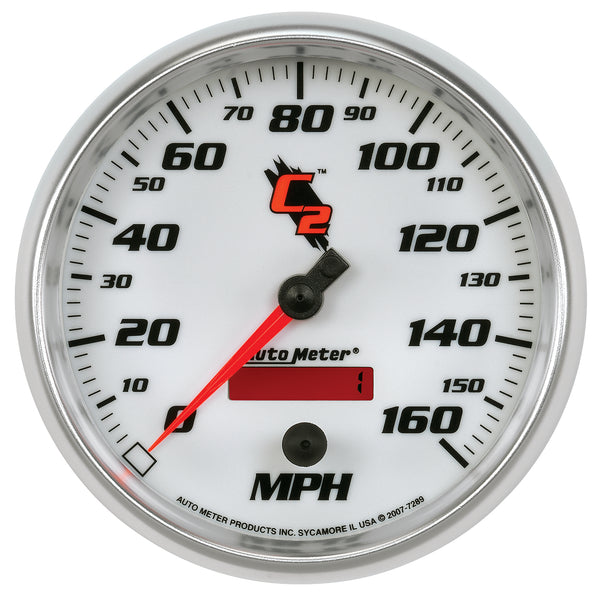 Autometer C2 5 inch 160MPH In-Dash Electronic Programmable Speedometer - 7289