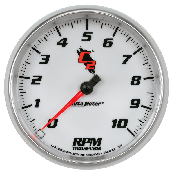 Autometer C2 5 inch 10000 RPM In-Dash Tachometer - 7298