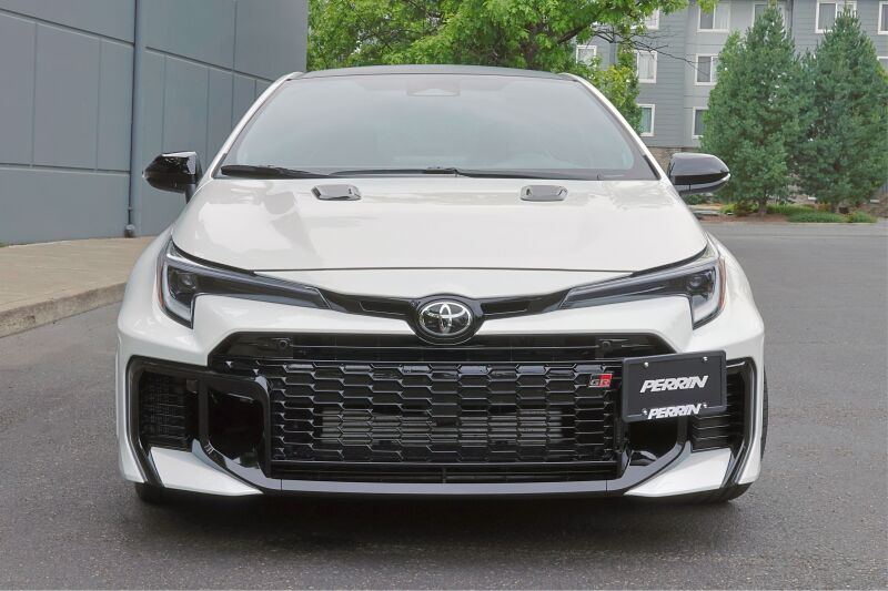 PERRIN 23-24 Toyota GR Corolla License Plate Relocation Kit - PTP-BDY-201 by Perrin Performance - rear view