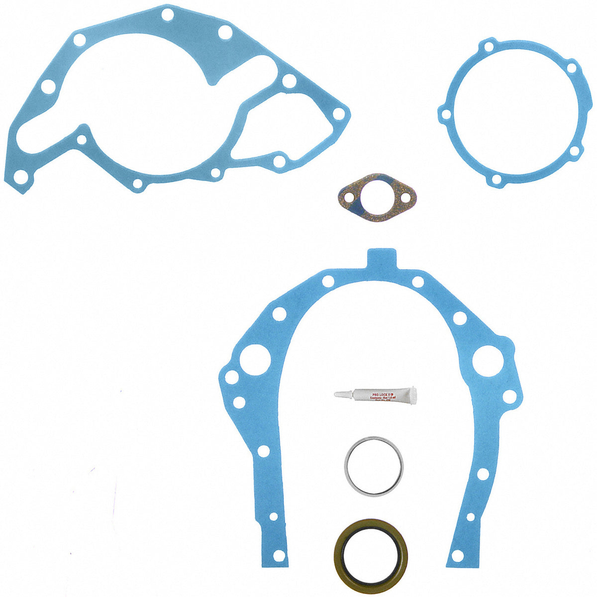 Fel-Pro Chevrolet S10 TCS 45827 Engine Timing Cover Gasket Set - TCS45827 for 1987-1993 Chevrolet S10 - front view