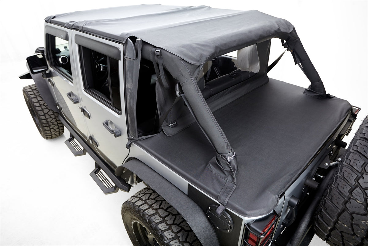 Rampage 2007-2018 Jeep Wrangler(JK) Unlimited 4-Door Tonneau Cover - Black Diamond - 731035