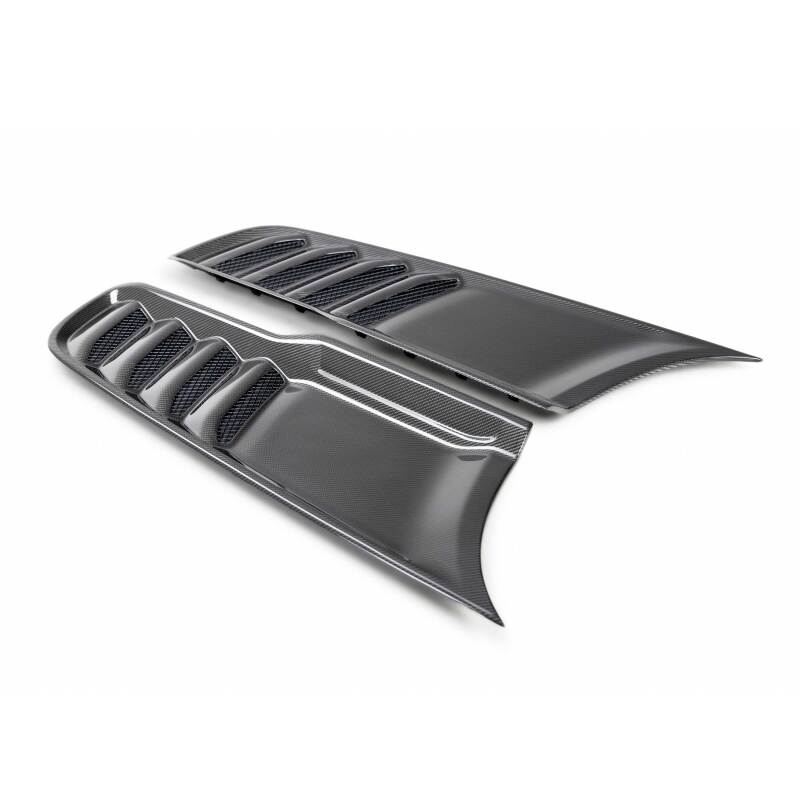 Anderson Composites 2021 Dodge RAM TRX Carbon Fiber Hood Vents - Type OE - AC-HV21DGTRX
