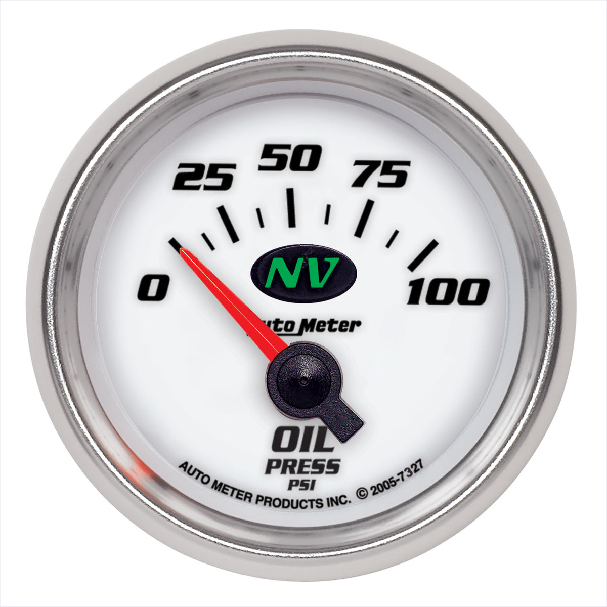 AutoMeter Gauge Oil Pressure 2-1/16in. 100PSI Electric NV - 7327
