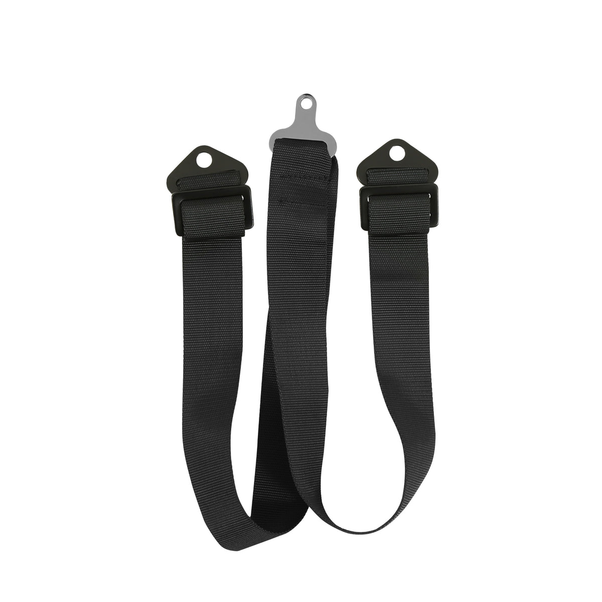 RaceQuip Black SFI CAMLOCK 6pt PU Lap Seat Belt