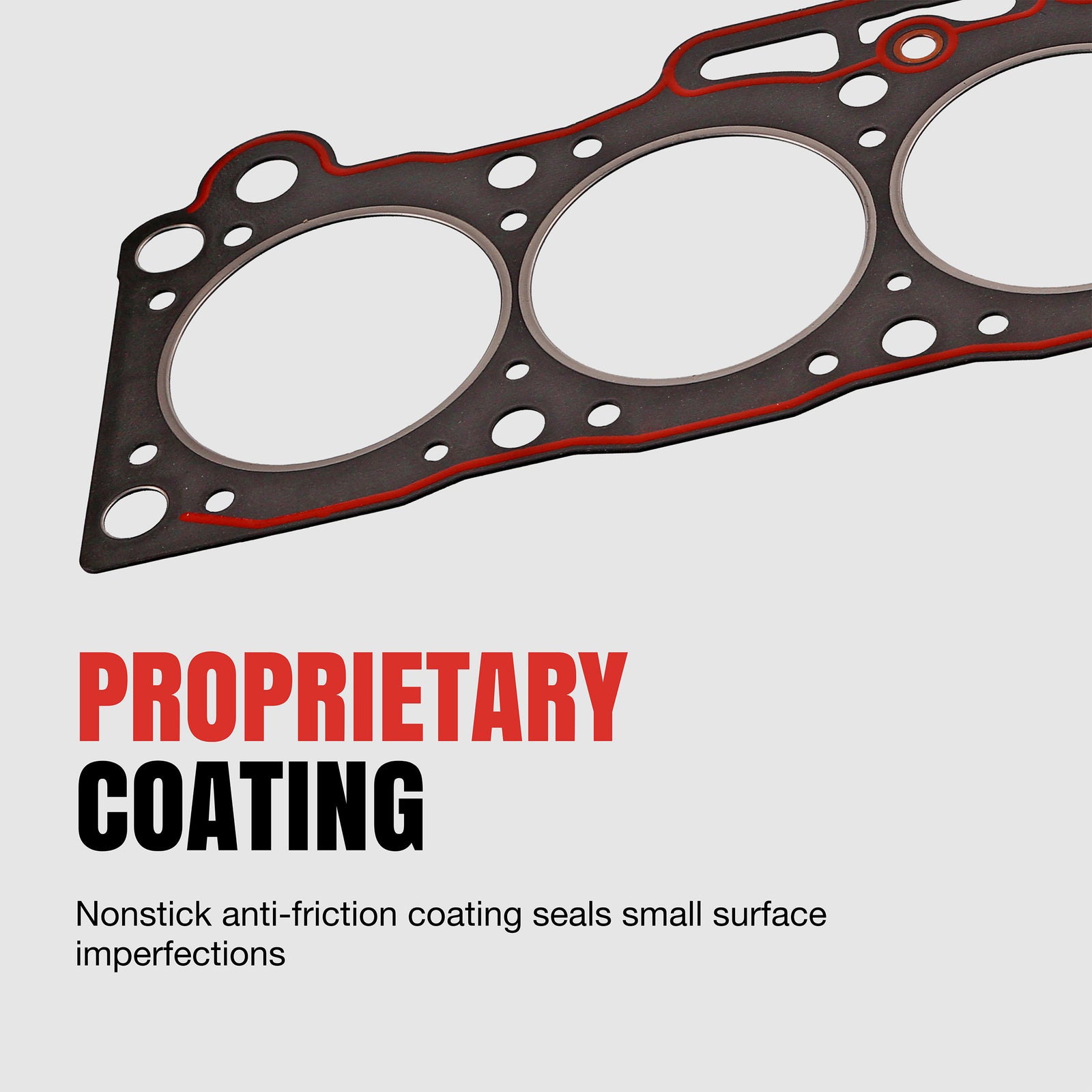 Fel-Pro 1006 Steel core laminate Engine Cylinder Head Gasket - front view