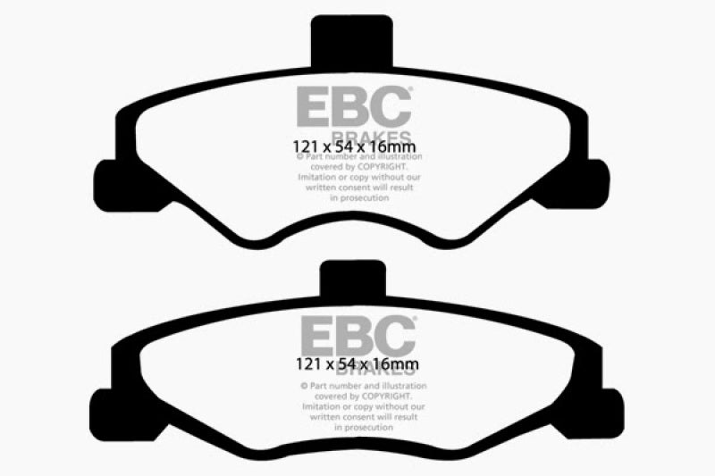 EBC 98-02 Chevrolet Camaro (4th Gen) 3.8 Redstuff Rear Brake Pads - DP31323C